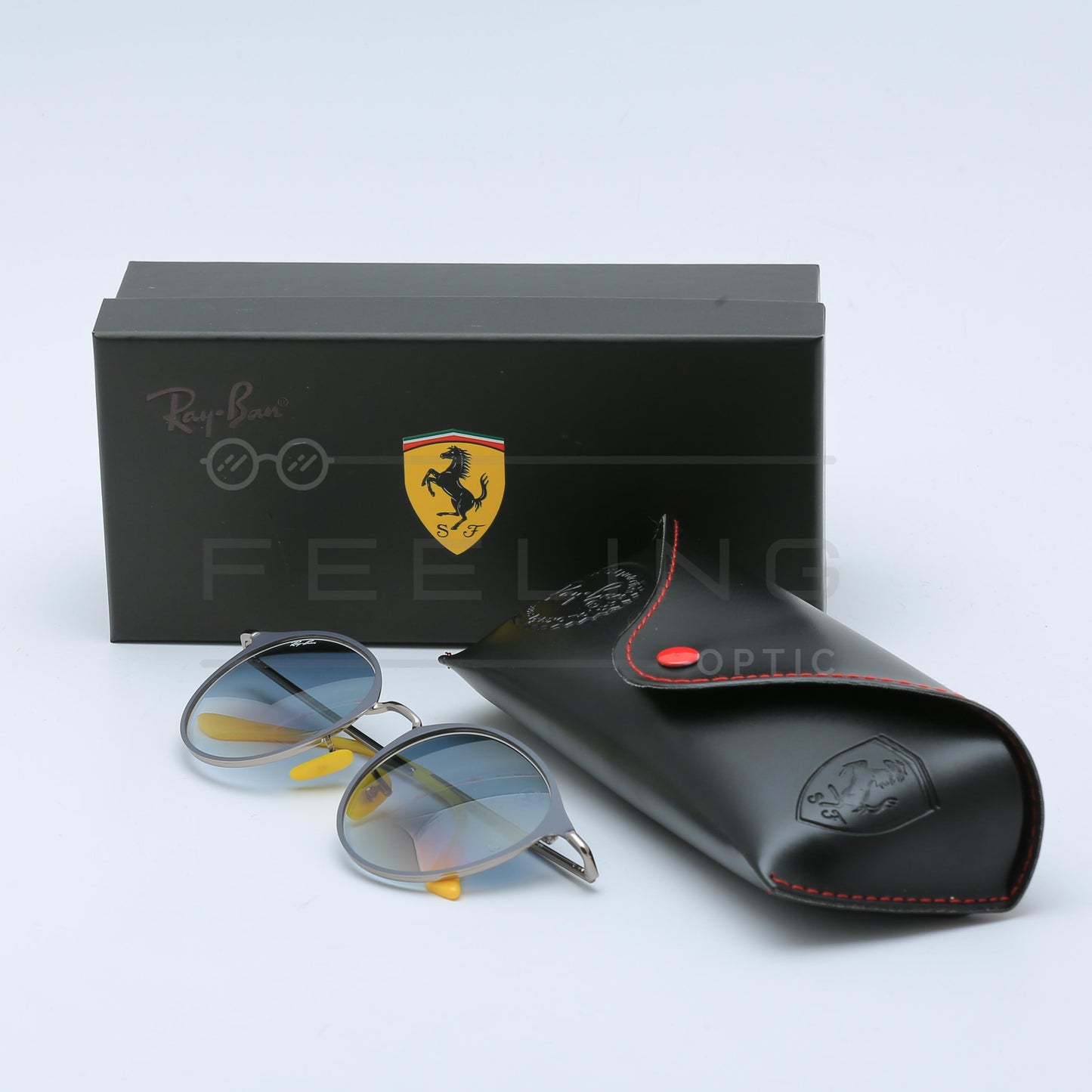 RAYBAN FERRARI RB-3602M - Gris & Jaune