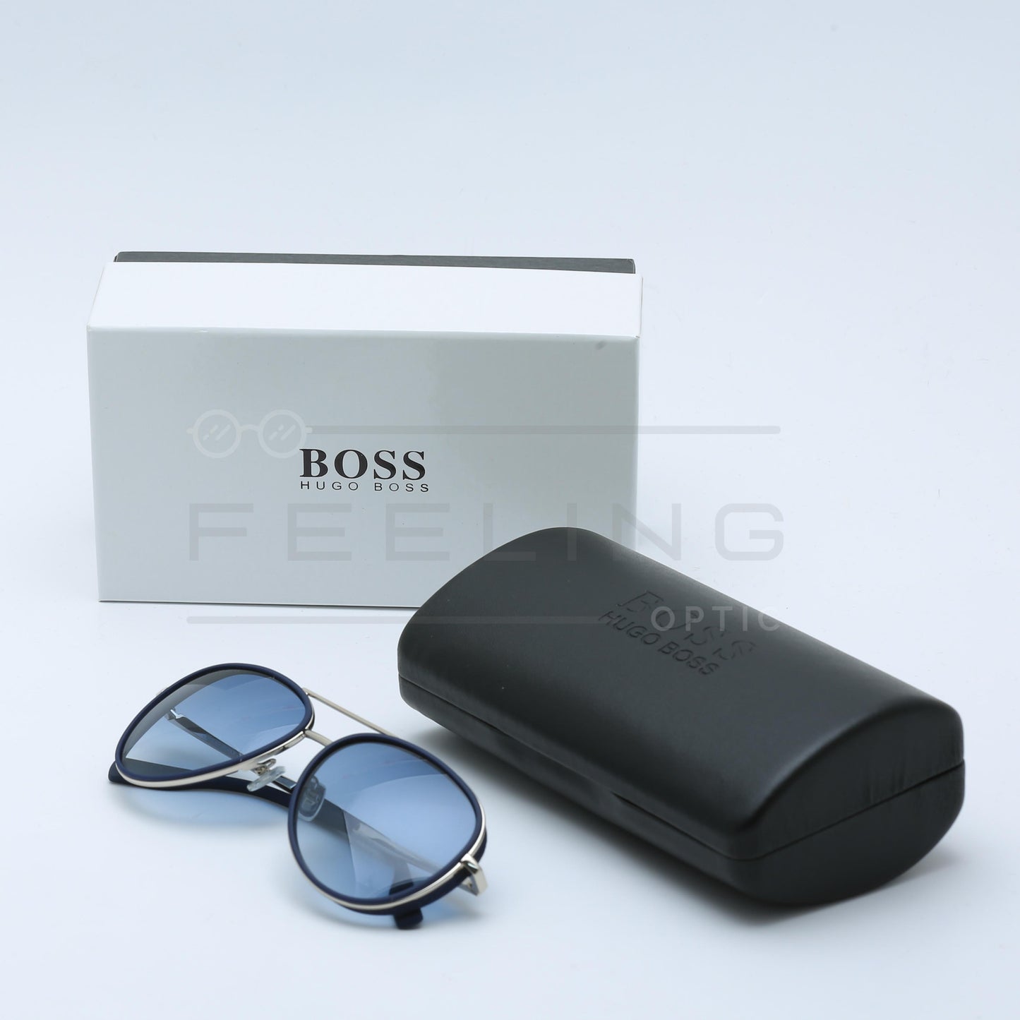 HUGO BOSS B0510/S - Bleu & Gris