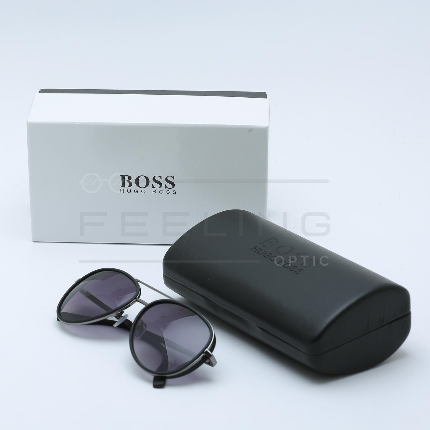 HUGO BOSS B0510/S - Noir & Gris