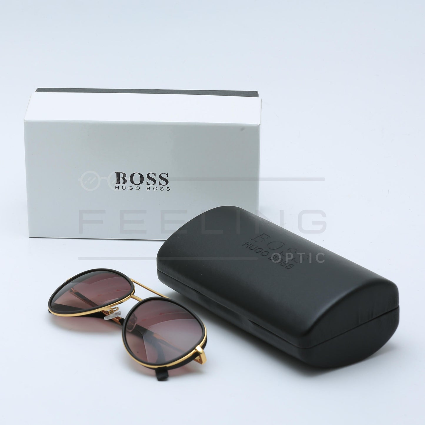 HUGO BOSS B0510/S - Marron & Gold