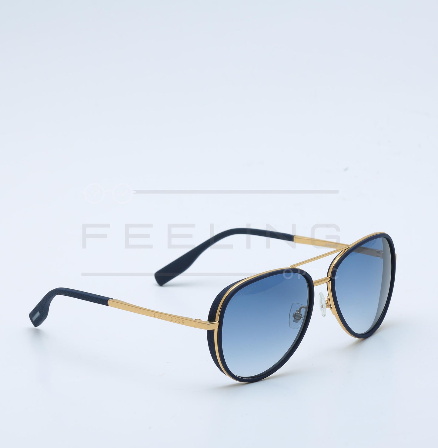 HUGO BOSS B0510/S - Bleu & Gold