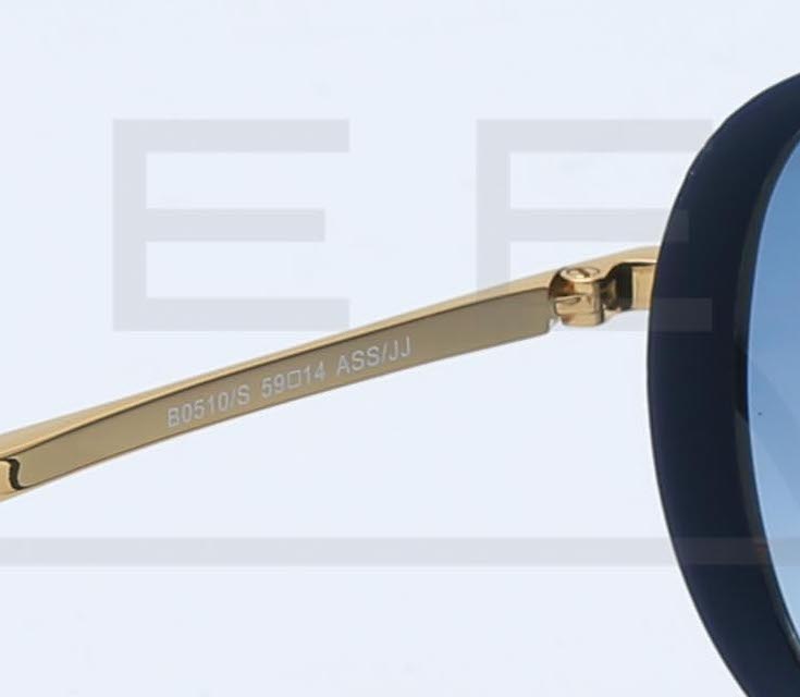 HUGO BOSS B0510/S - Bleu & Gold