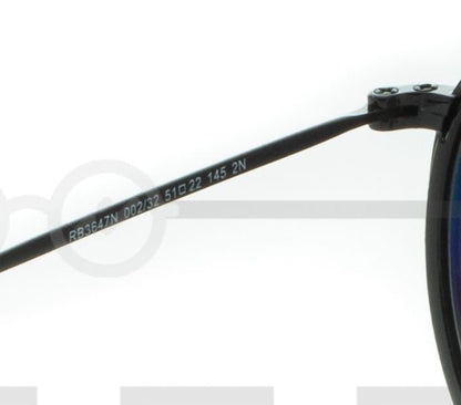 RAYBAN Double Bridge RB-3647N - Gris & Noir