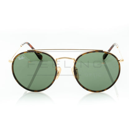 RAYBAN Double Bridge RB-3647N - Vert & Gold