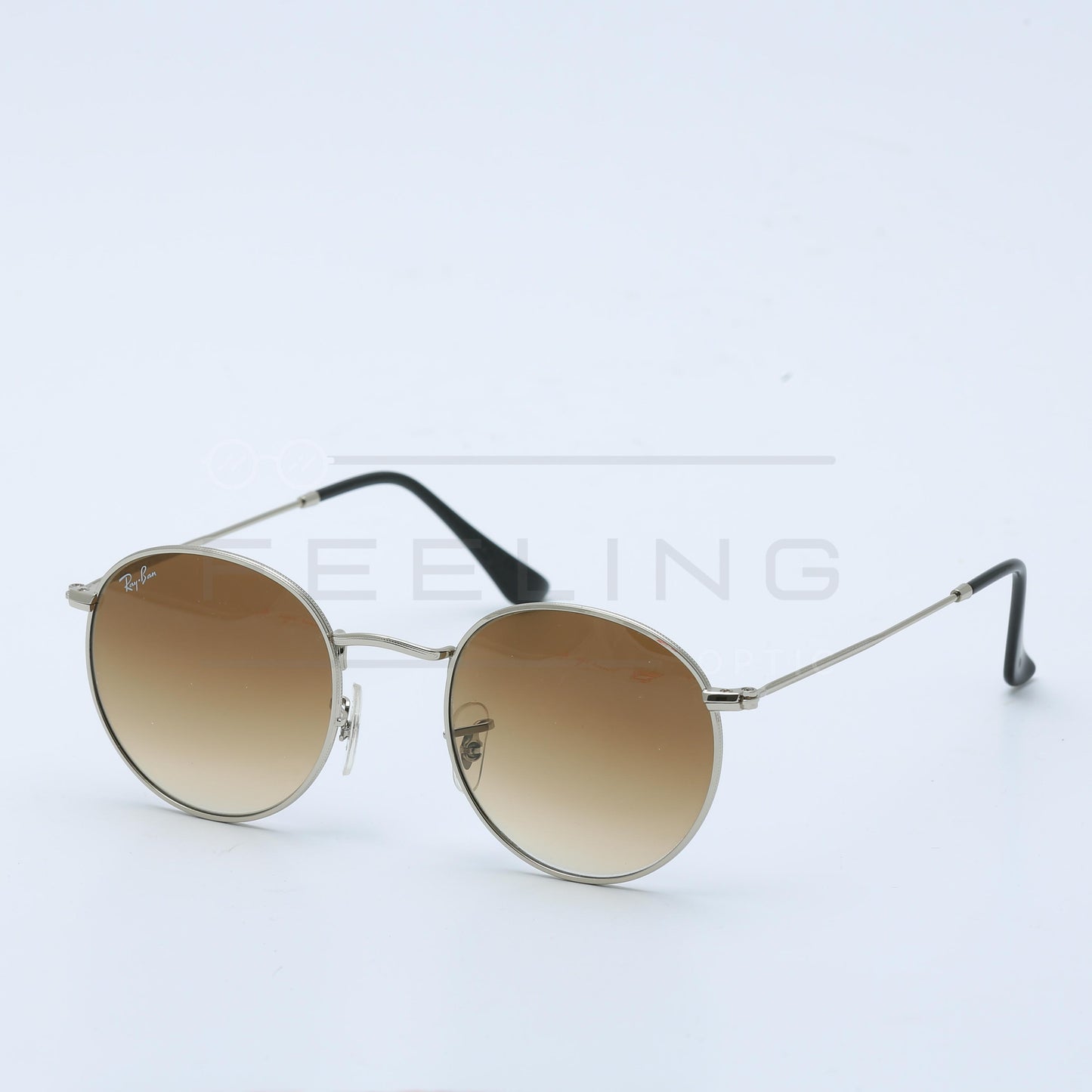 RAYBAN Round RB-3447 - Marron & Gris