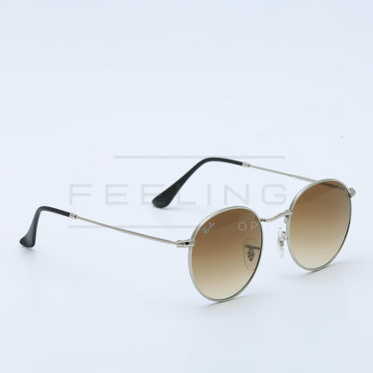 RAYBAN Round RB-3447 - Marron & Gris