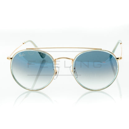 RAYBAN Double Bridge RB-3647N - Bleu & Gold