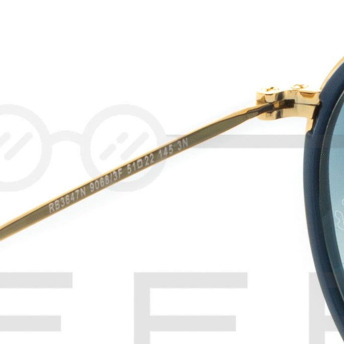 RAYBAN Double Bridge RB-3647N - Bleu & Gold