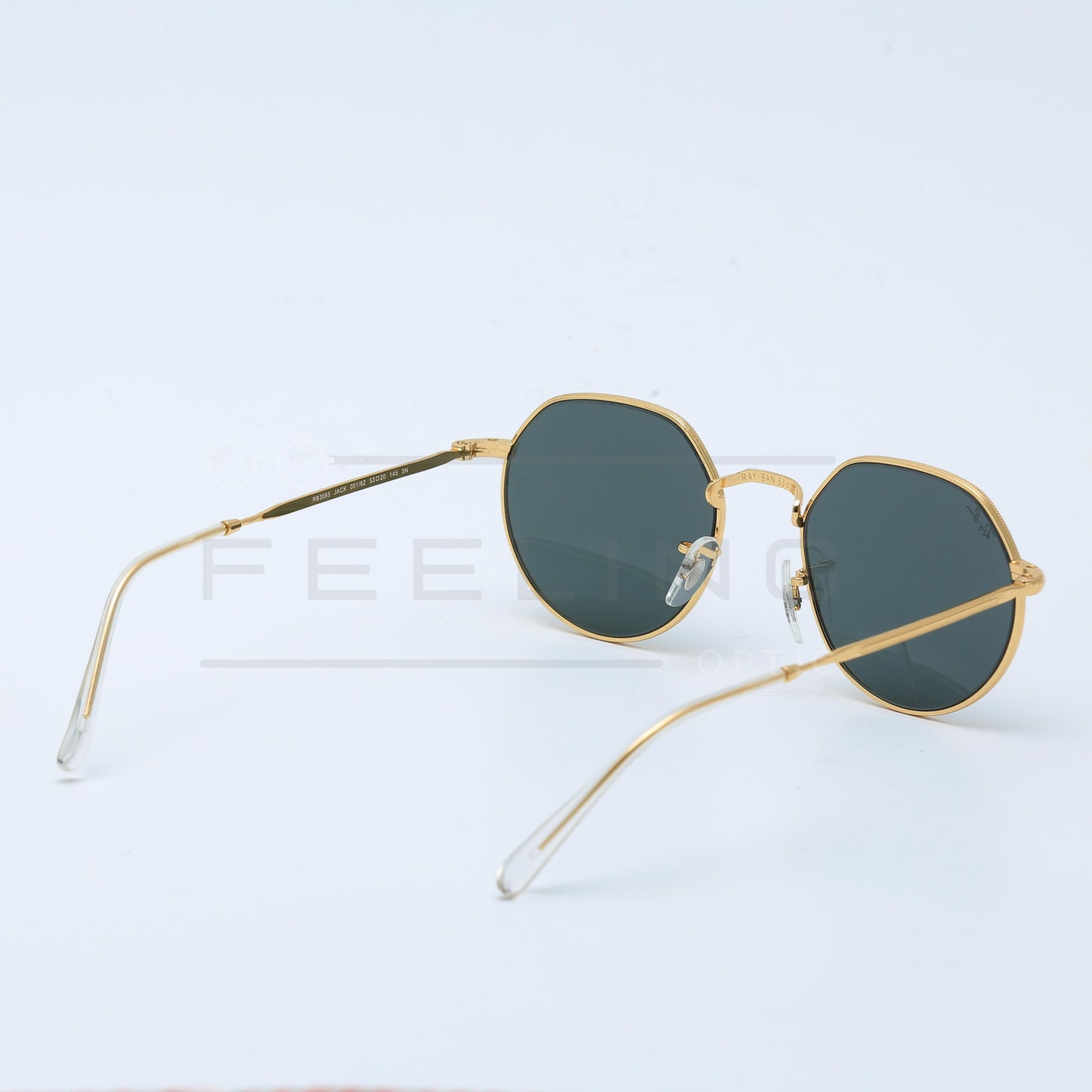 RAYBAN Jack RB-3565 - Noir & Gold