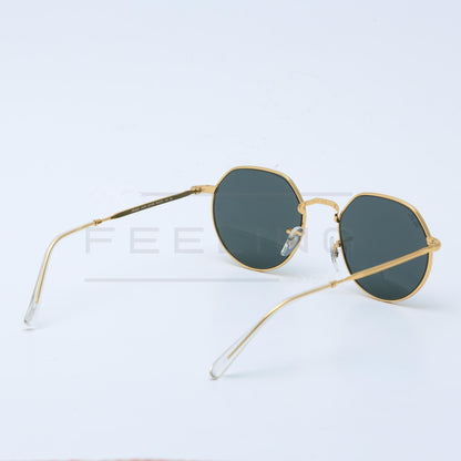 RAYBAN Jack RB-3565 - Noir & Gold