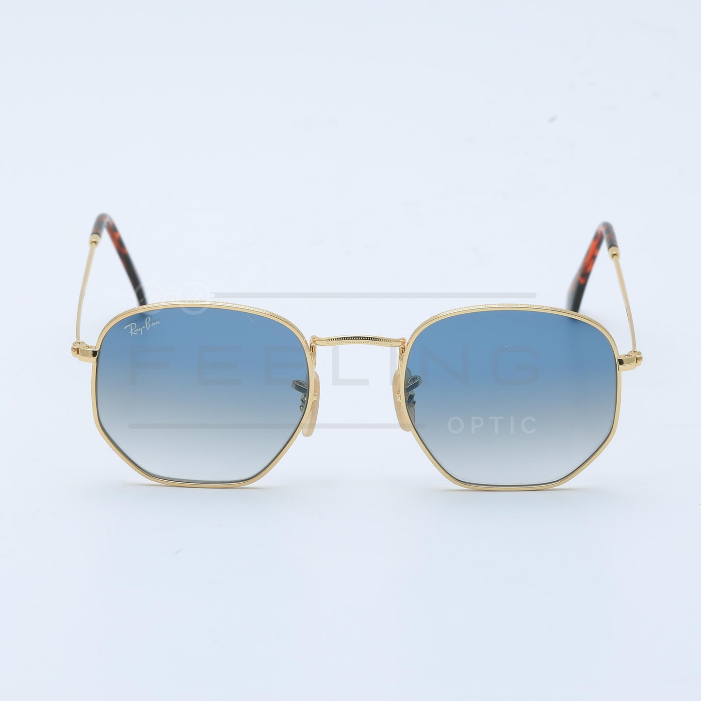 RAYBAN Hexago RB-3548 - Bleu & Gold
