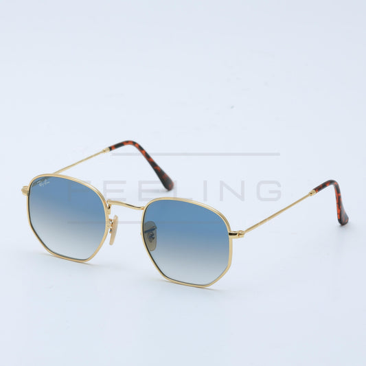 RAYBAN Hexago RB-3548 - Bleu & Gold