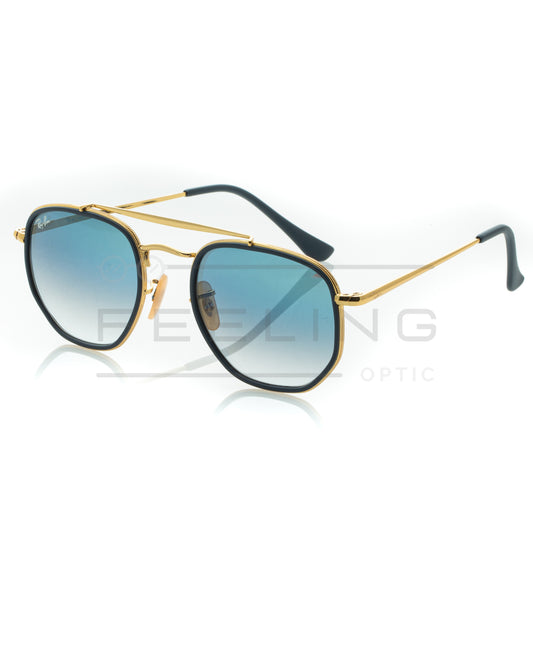 RAYBAN MARSHAL II RB-3648M - Bleu & Gold