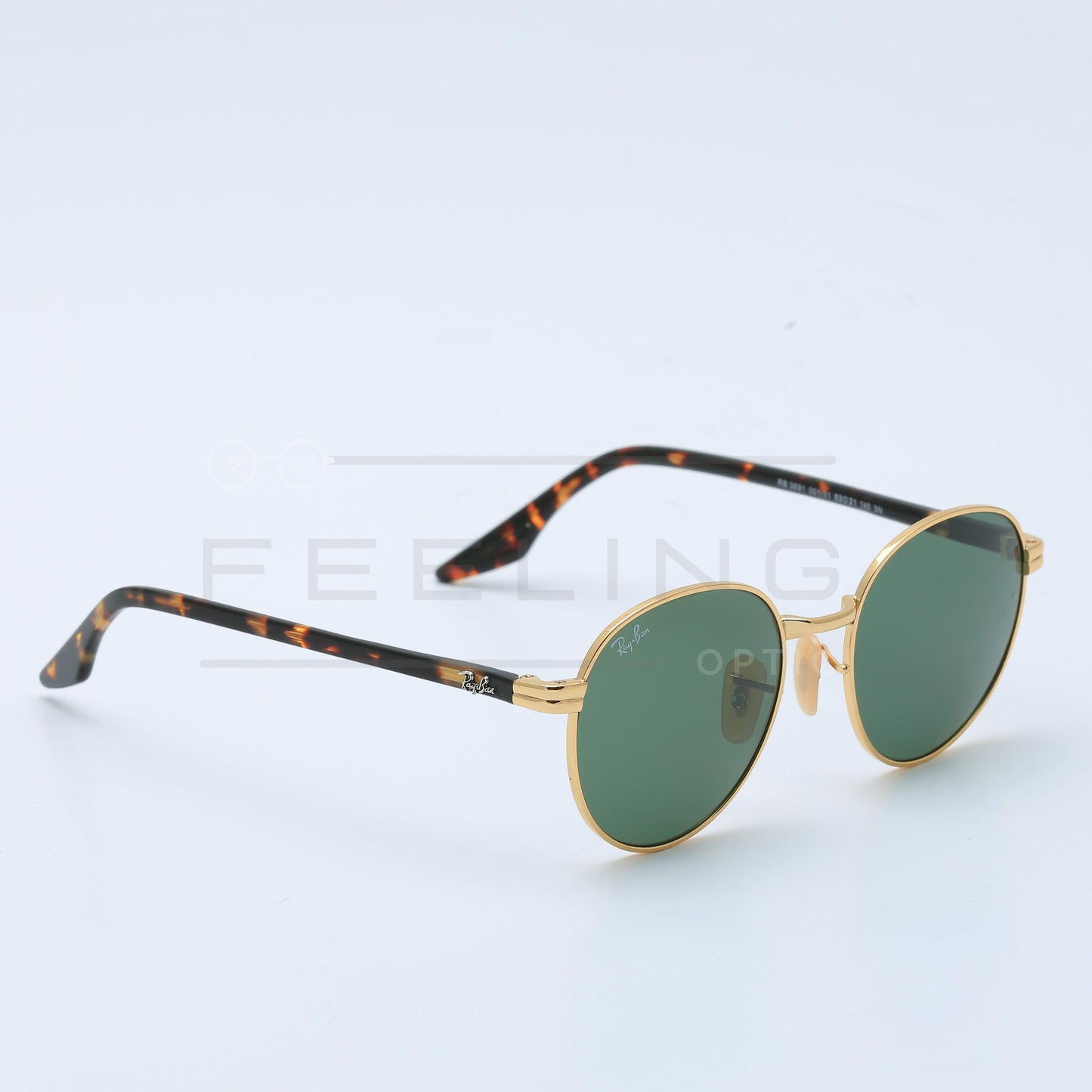 RAYBAN RB-3691 - Vert & Gold
