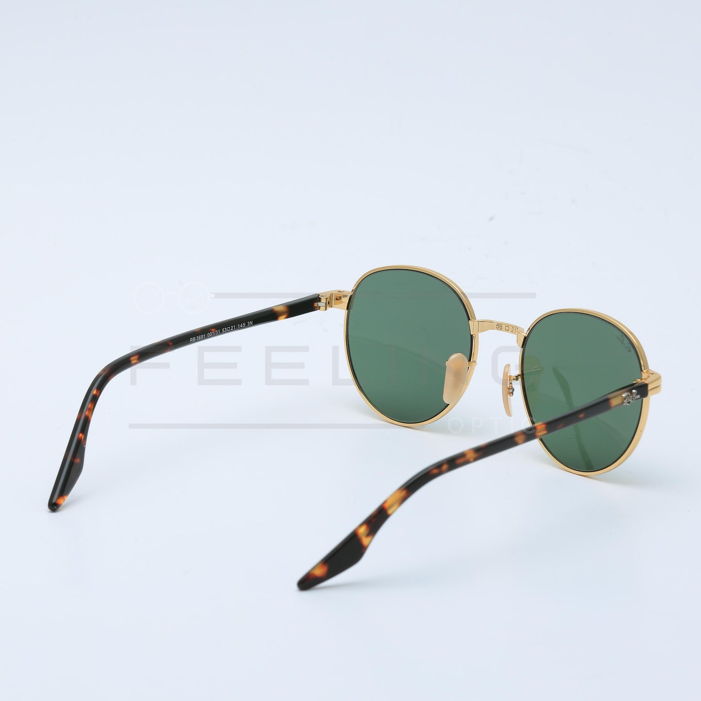 RAYBAN RB-3691 - Vert & Gold