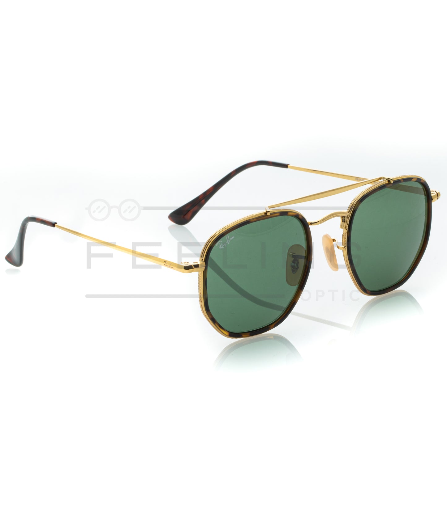 RAYBAN MARSHAL II RB-3648M - Vert & Gold