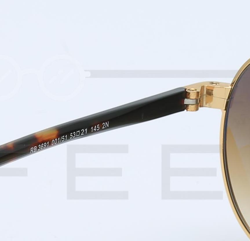 RAYBAN RB-3691 - Marron & Gold