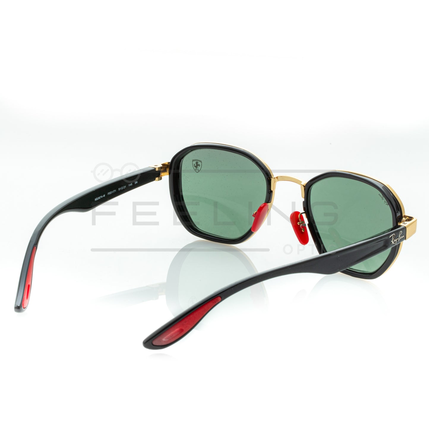 RAYBAN FERRARI RB-3674M - Vert & Gold