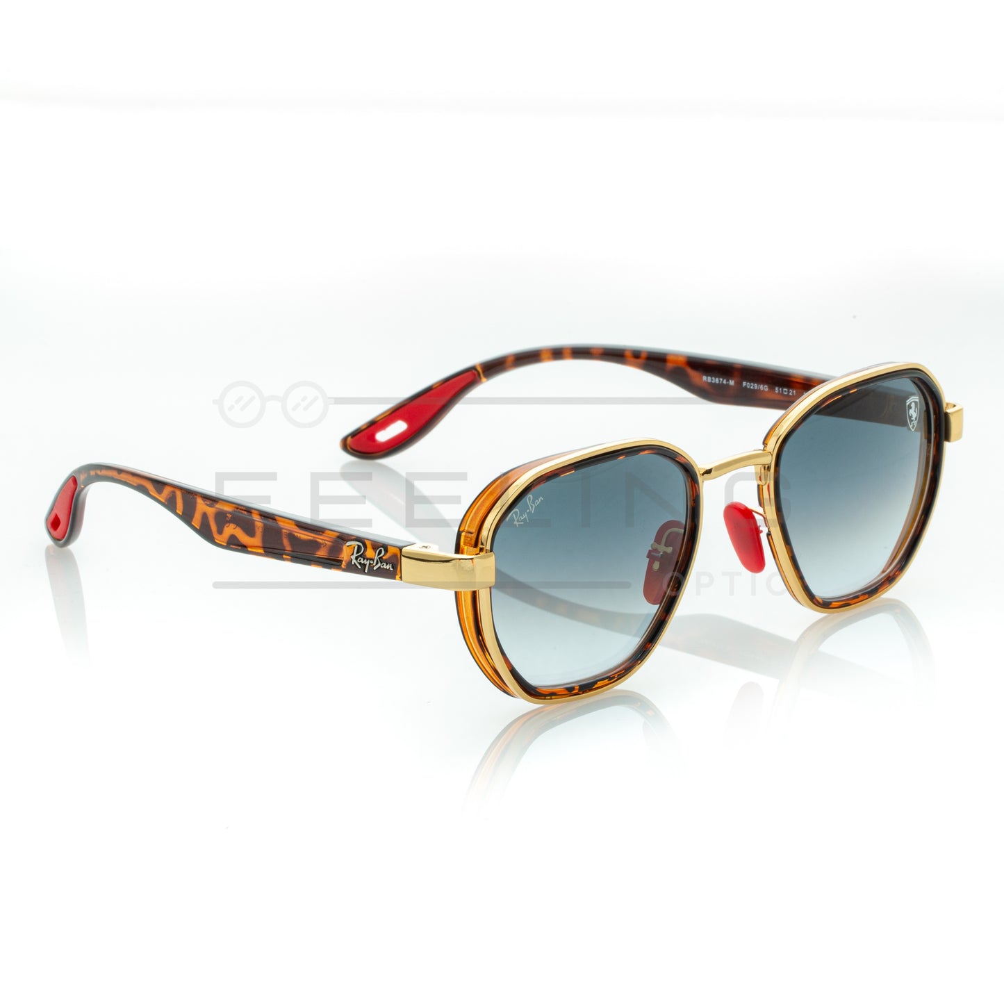 RAYBAN FERRARI RB-3674M - Bleu & Havane