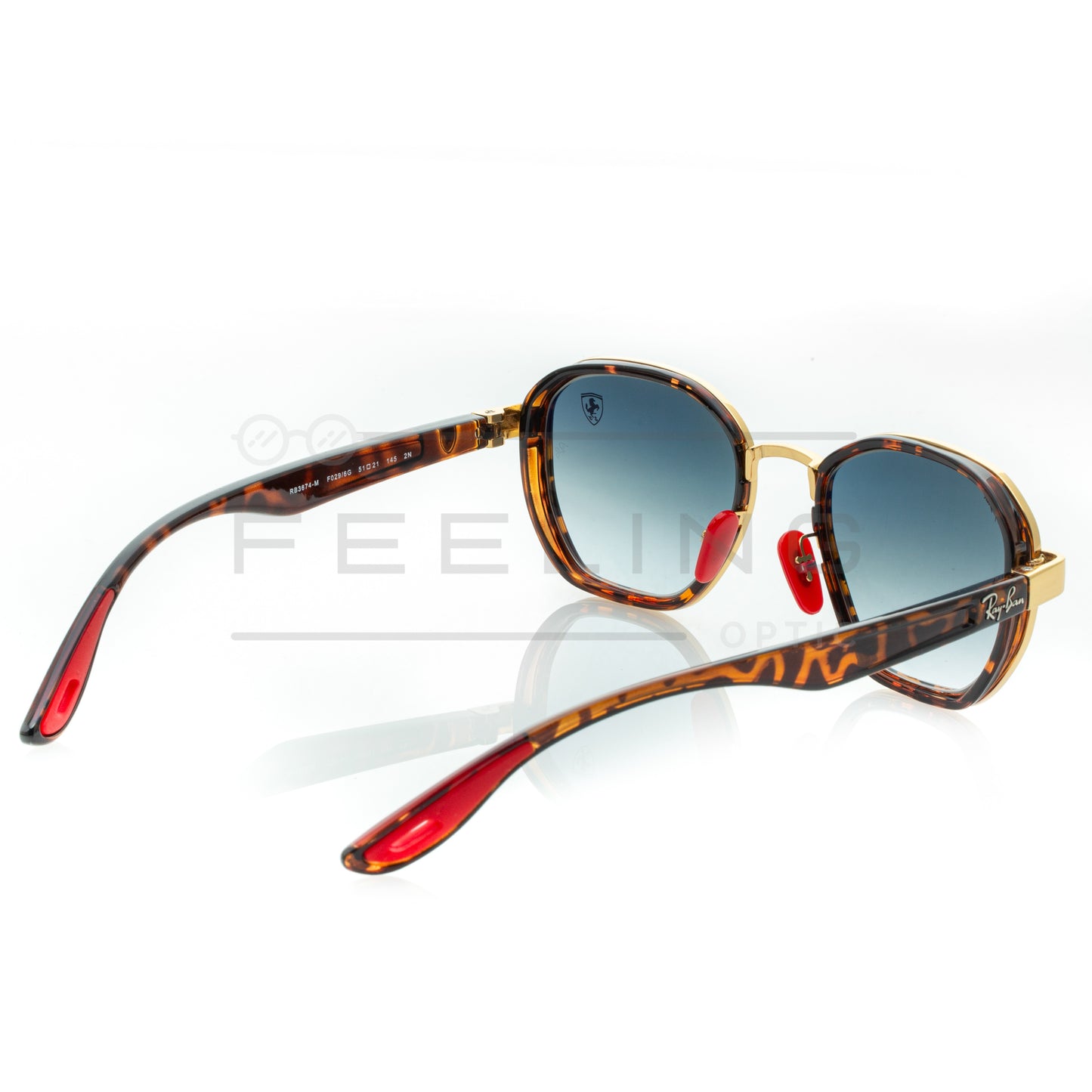 RAYBAN FERRARI RB-3674M - Bleu & Havane