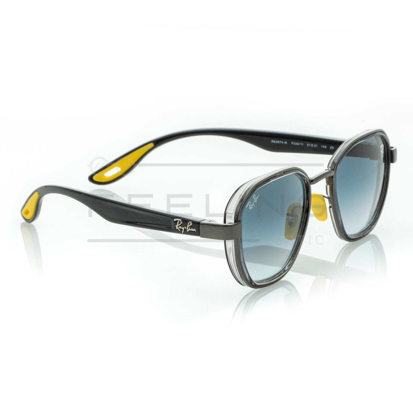 RAYBAN FERRARI RB-3674M - Gris & Jaune