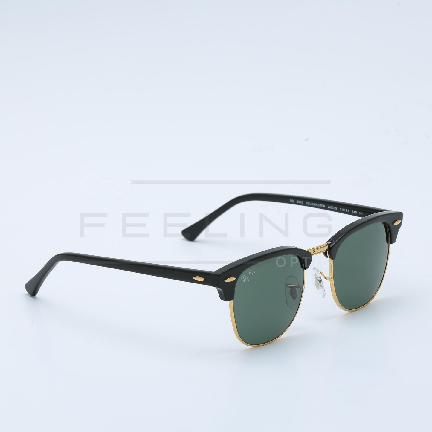 RAYBAN CLUBMASTER RB-3016 - Vert & Noir