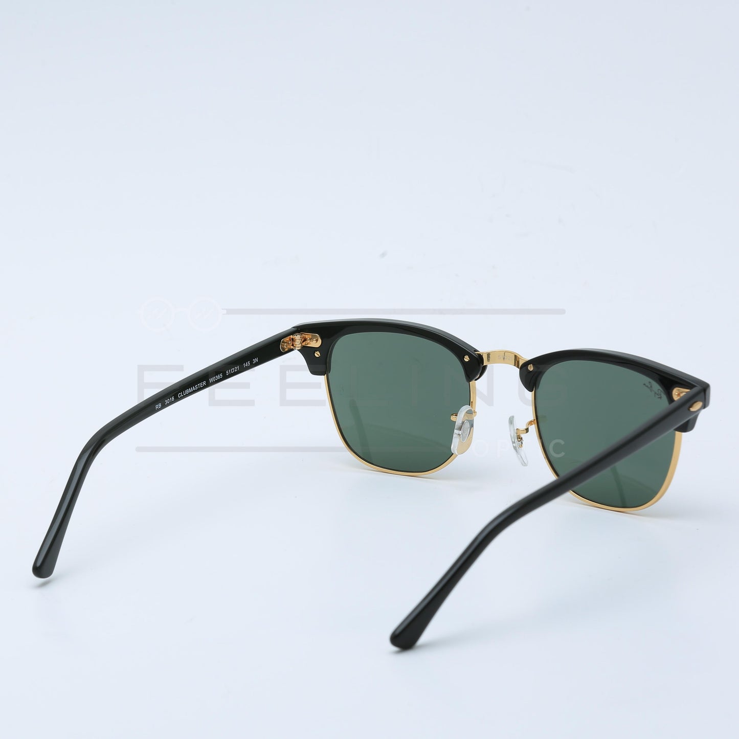 RAYBAN CLUBMASTER RB-3016 - Vert & Noir