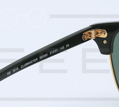 RAYBAN CLUBMASTER RB-3016 - Vert & Noir