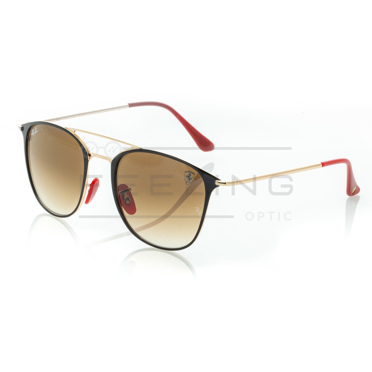 RAYBAN FERRARI RB-3601M - Marron & Gold