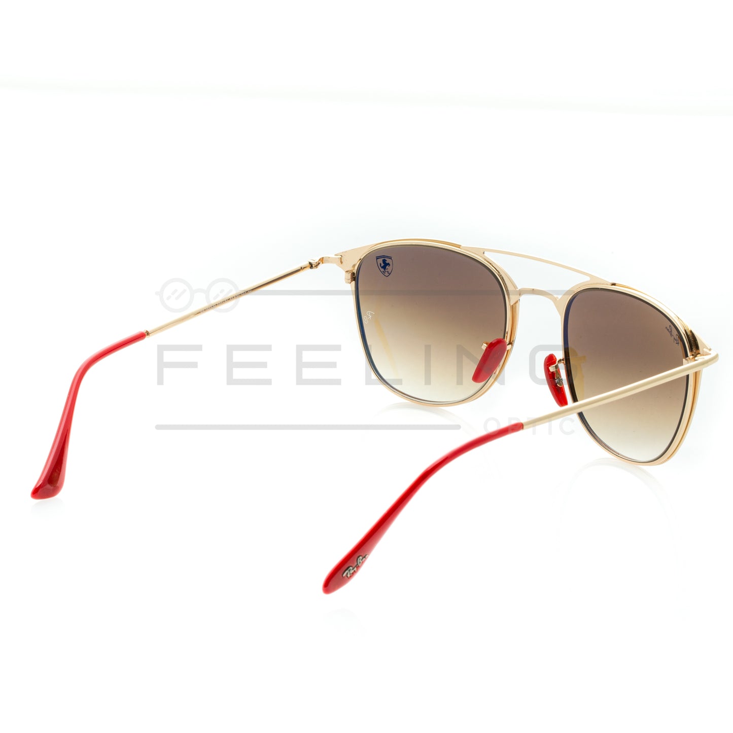 RAYBAN FERRARI RB-3601M - Marron & Gold