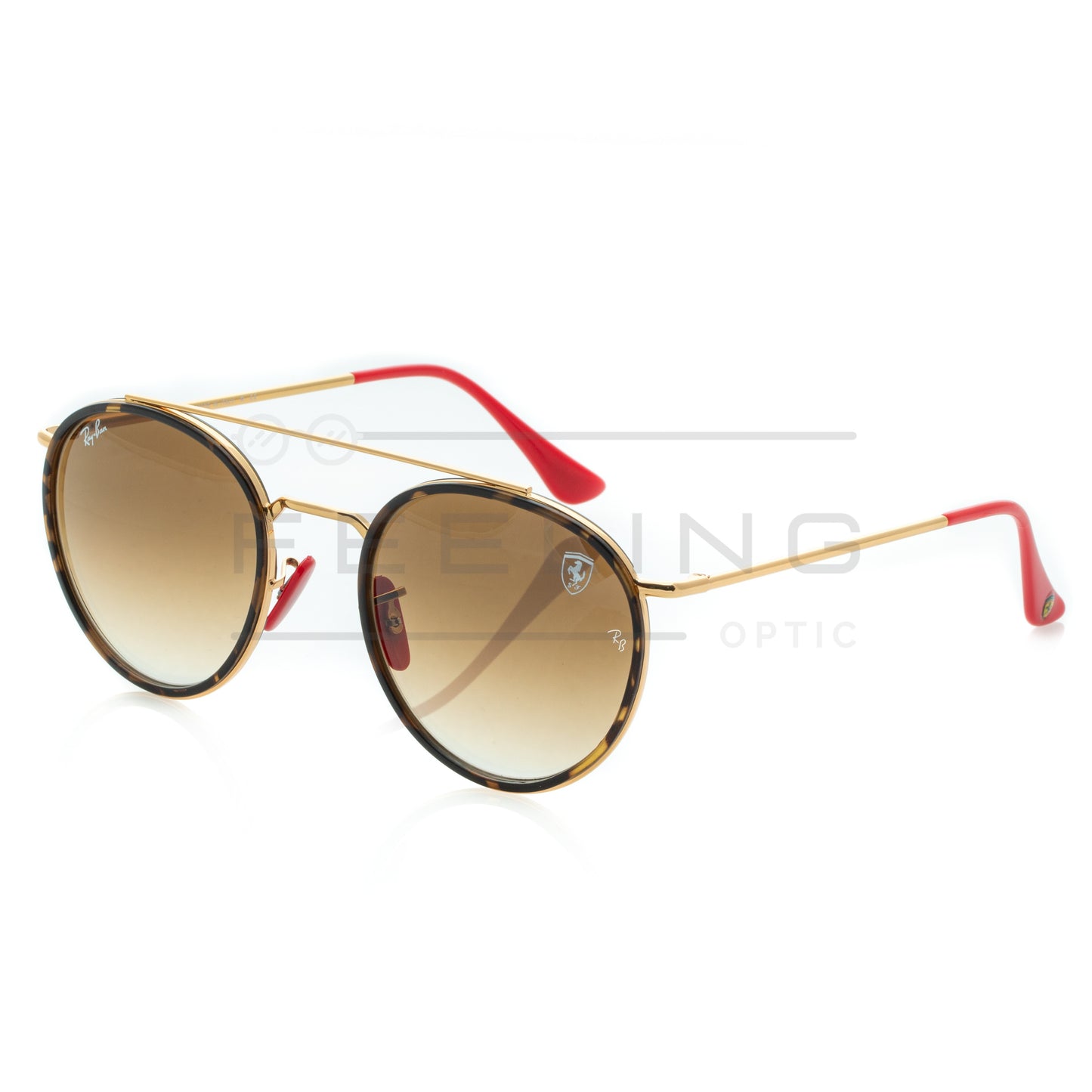 RAYBAN FERRARI RB-3647M - Marron & Gold