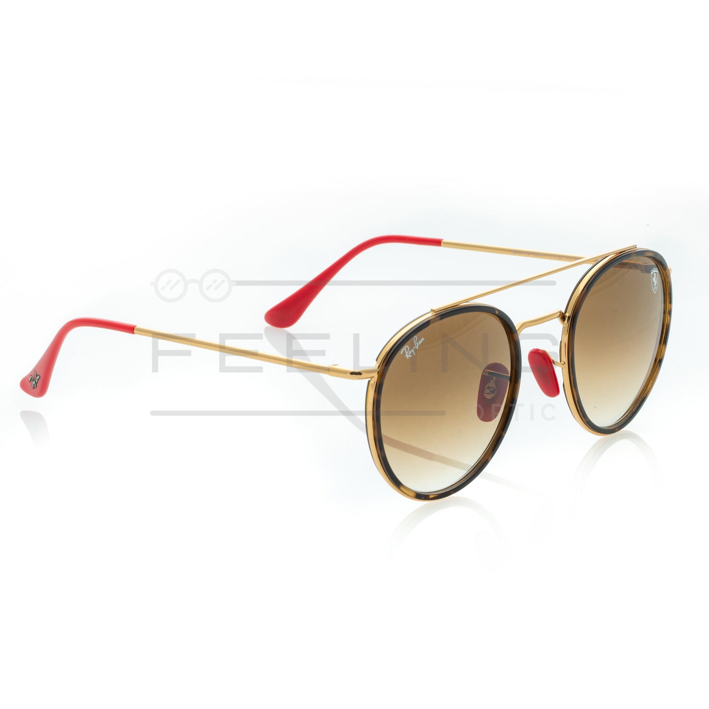 RAYBAN FERRARI RB-3647M - Marron & Gold