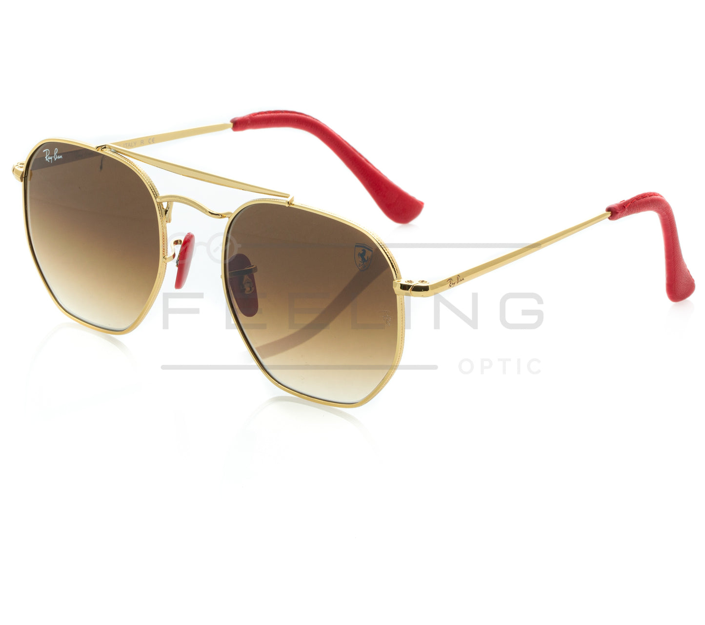 RAYBAN FERRARI RB-3648NM - Marron & Rouge
