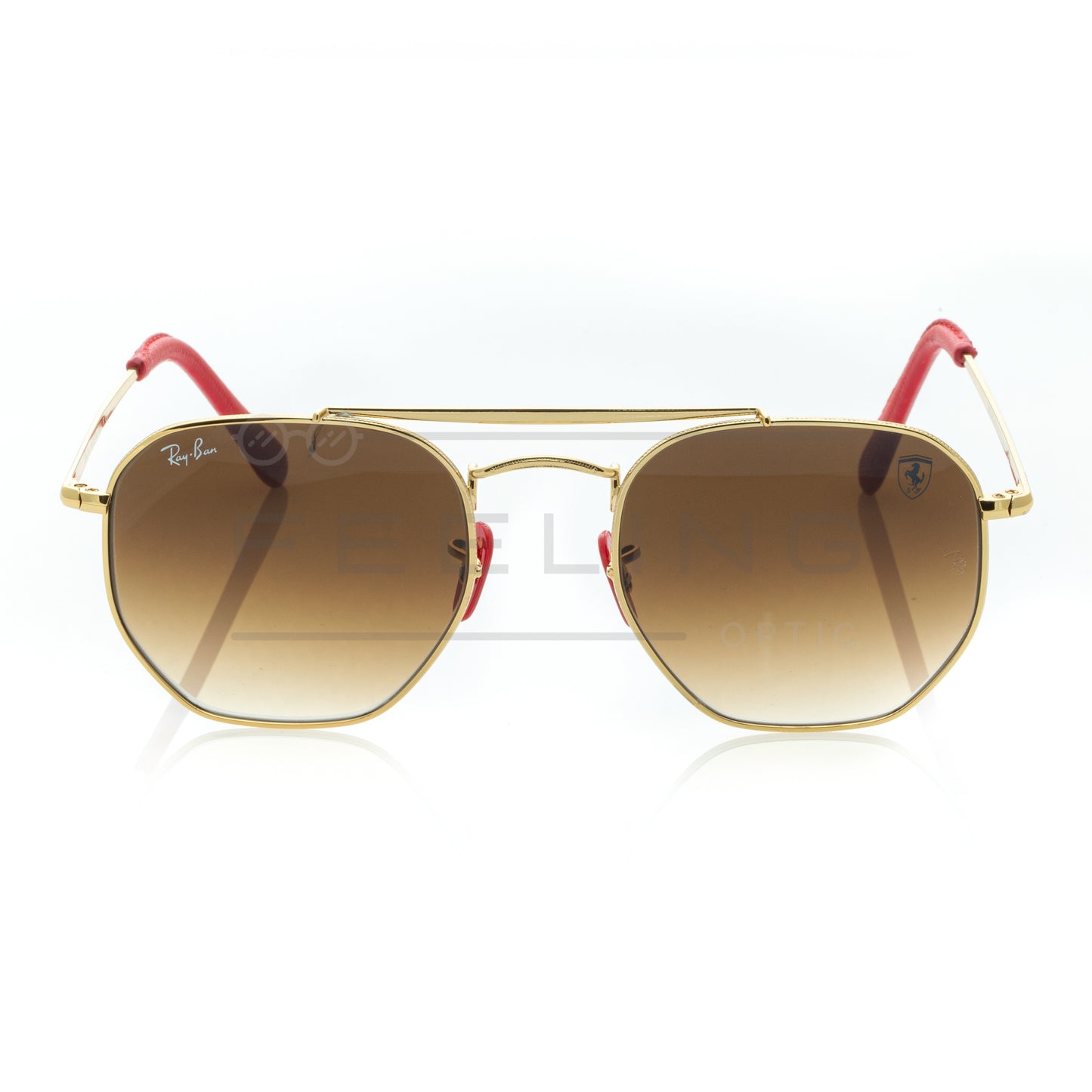 RAYBAN FERRARI RB-3648NM - Marron & Rouge