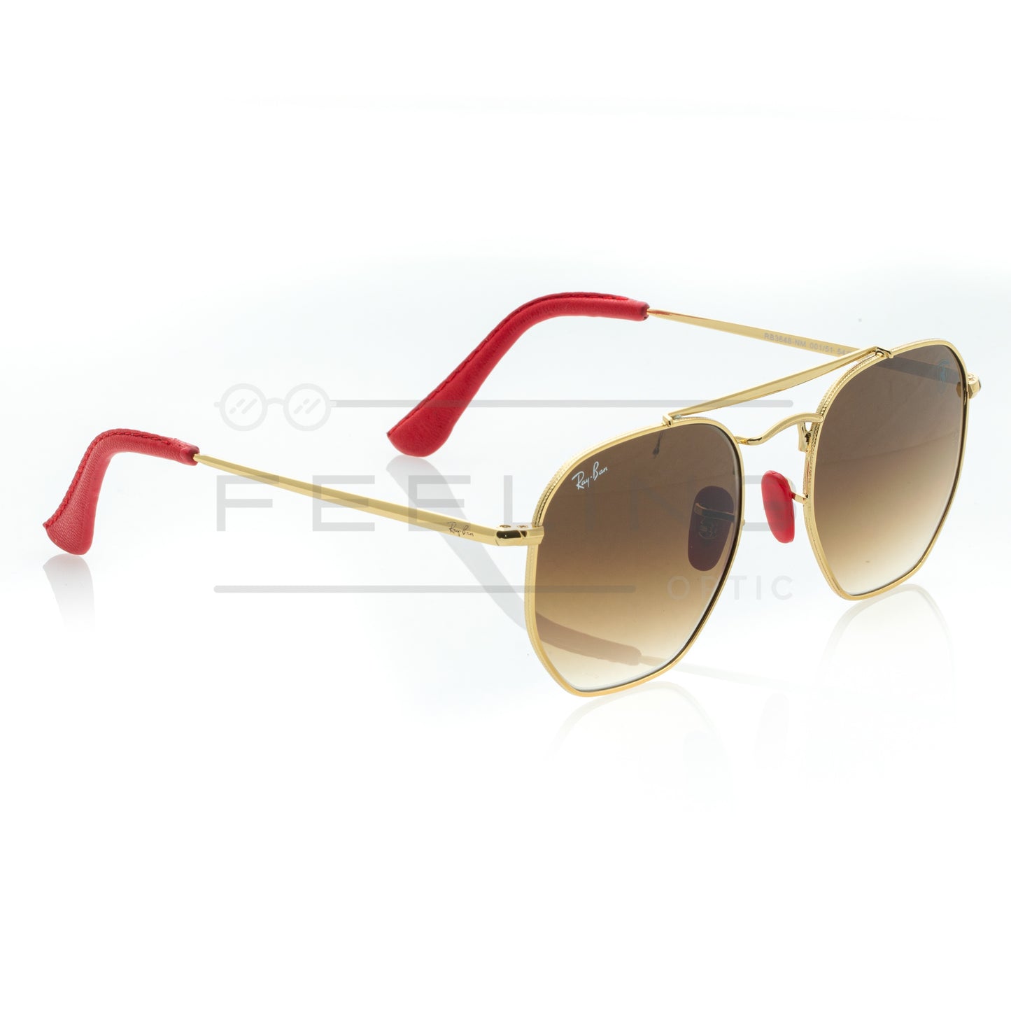 RAYBAN FERRARI RB-3648NM - Marron & Rouge