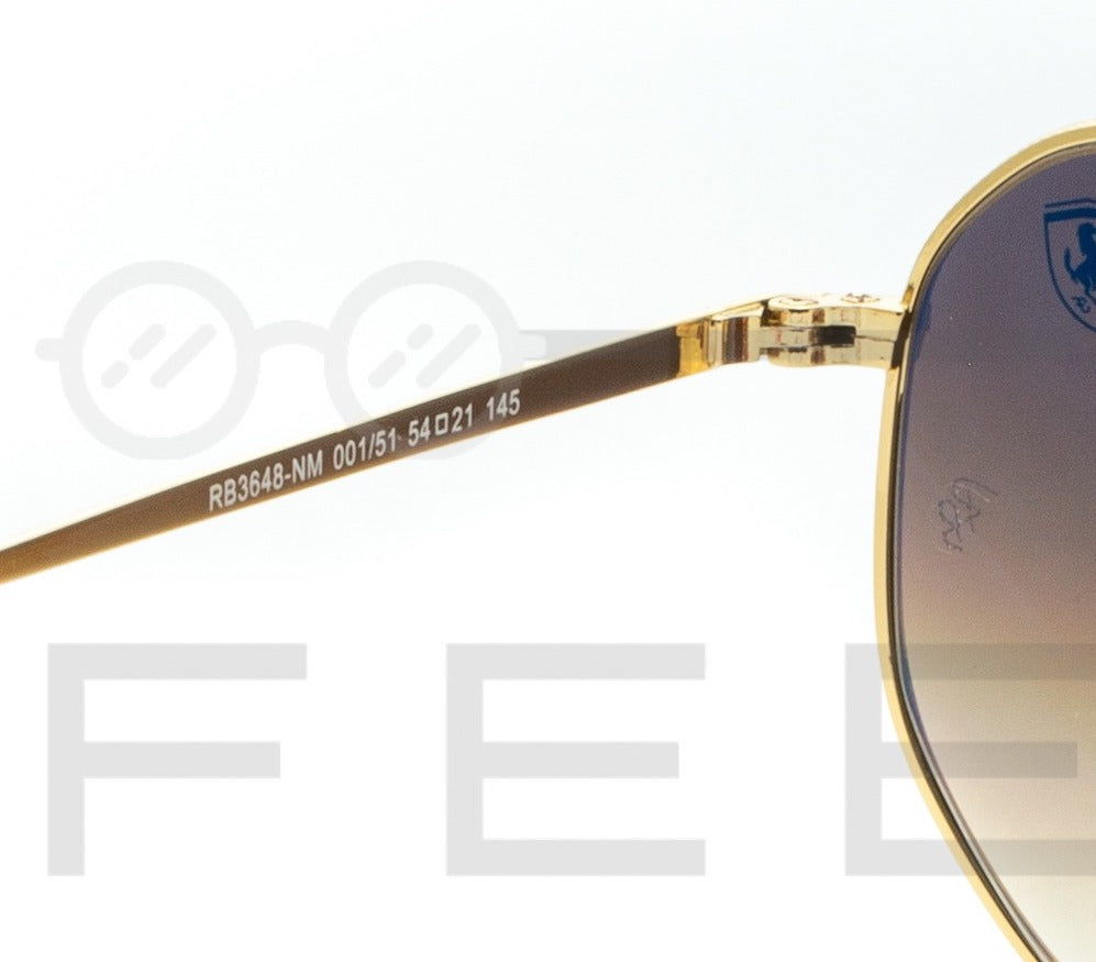 RAYBAN FERRARI RB-3648NM - Marron & Rouge