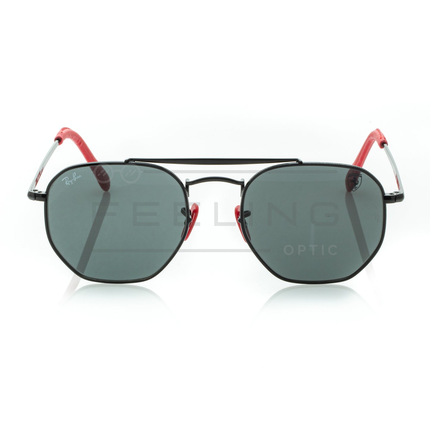 RAYBAN FERRARI RB-3648NM - Noir & Rouge