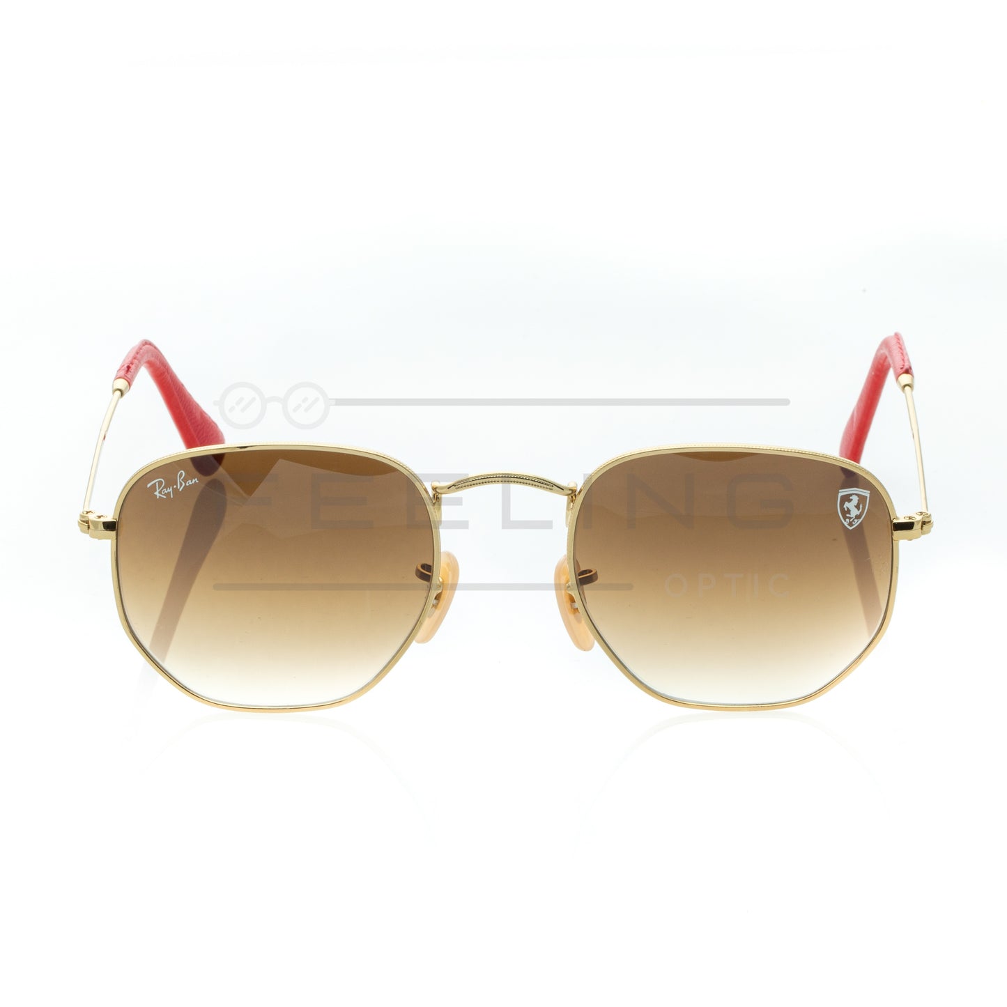 RAYBAN FERRARI RB-3548NF - Marron & Rouge