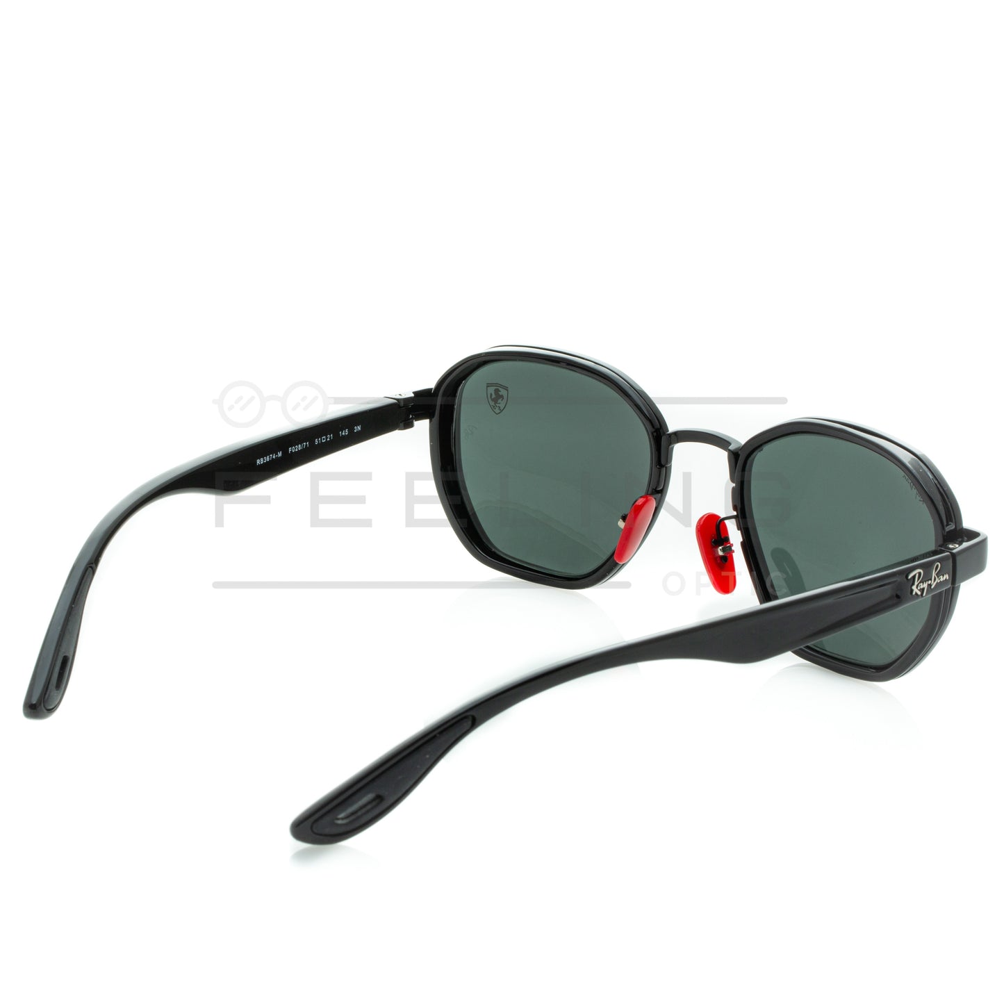 RAYBAN FERRARI RB-3674M - Noir & Rouge
