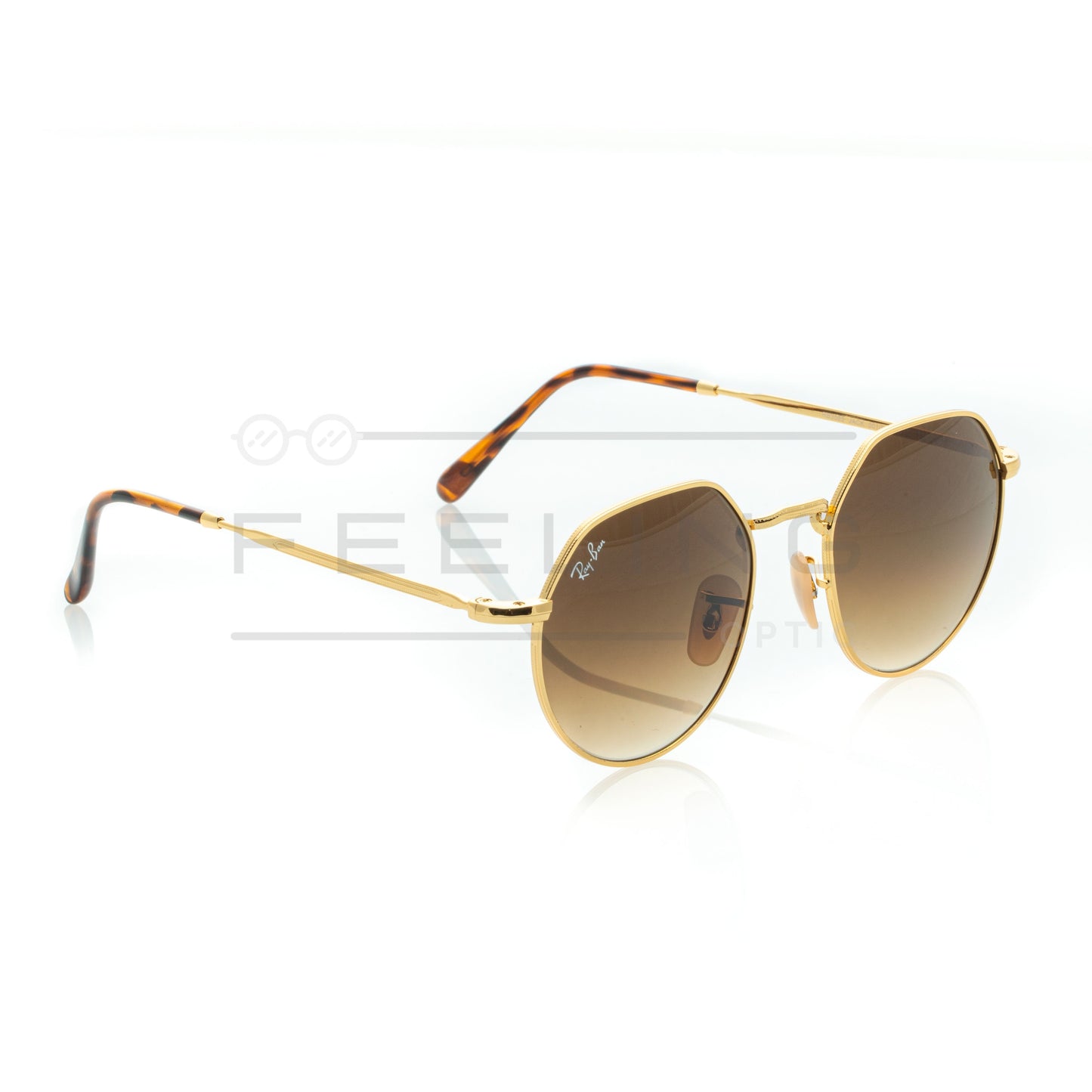 RAYBAN Jack RB-3565 - Marron & Gold