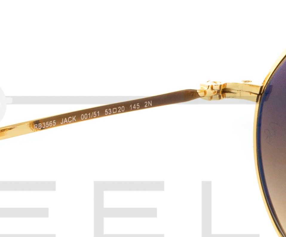 RAYBAN Jack RB-3565 - Marron & Gold