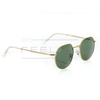 RAYBAN Jack RB-3565 - Vert & Gold