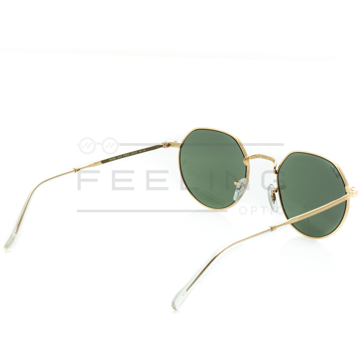 RAYBAN Jack RB-3565 - Vert & Gold