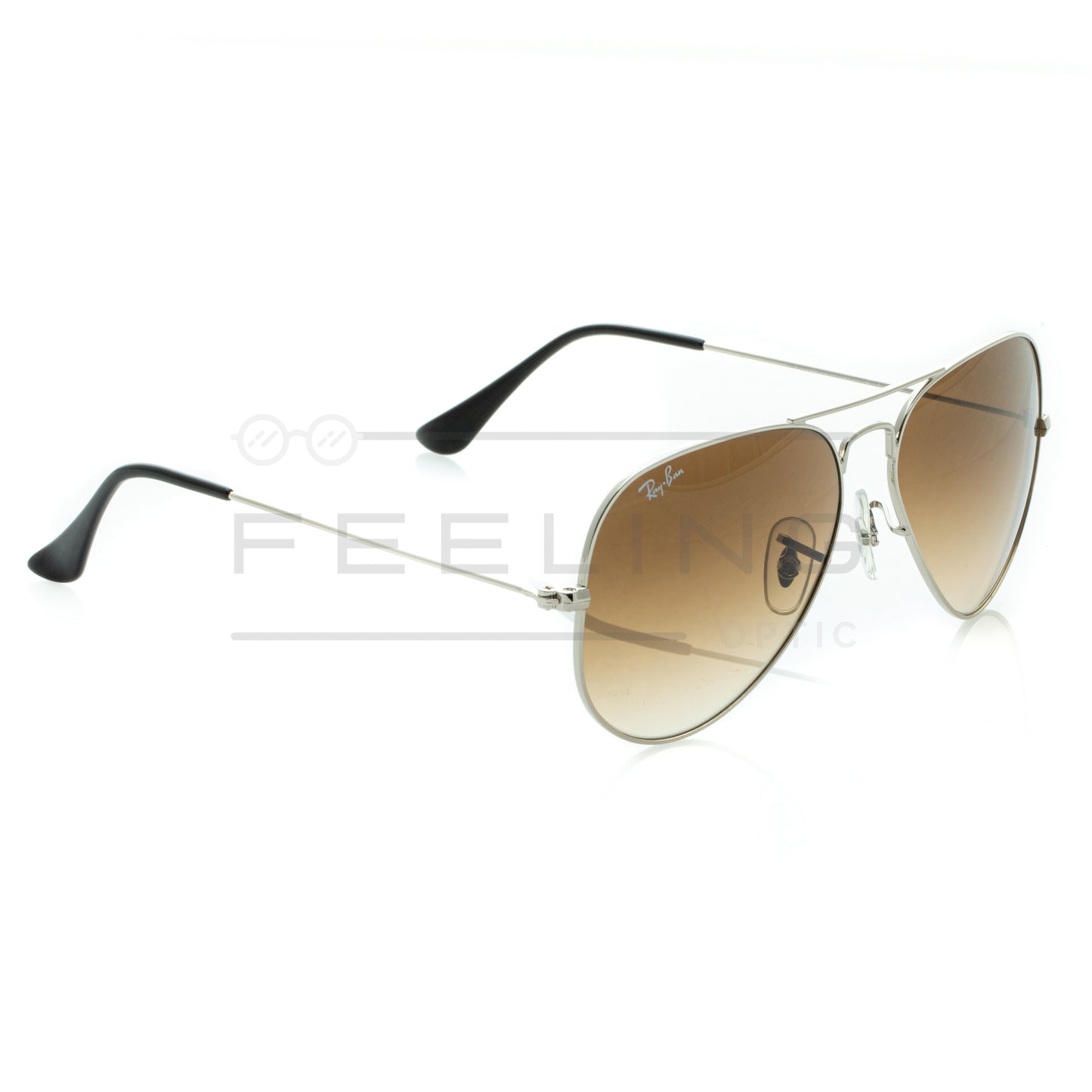 RAYBAN AVIATOR RB-3025 - Marron & Gris