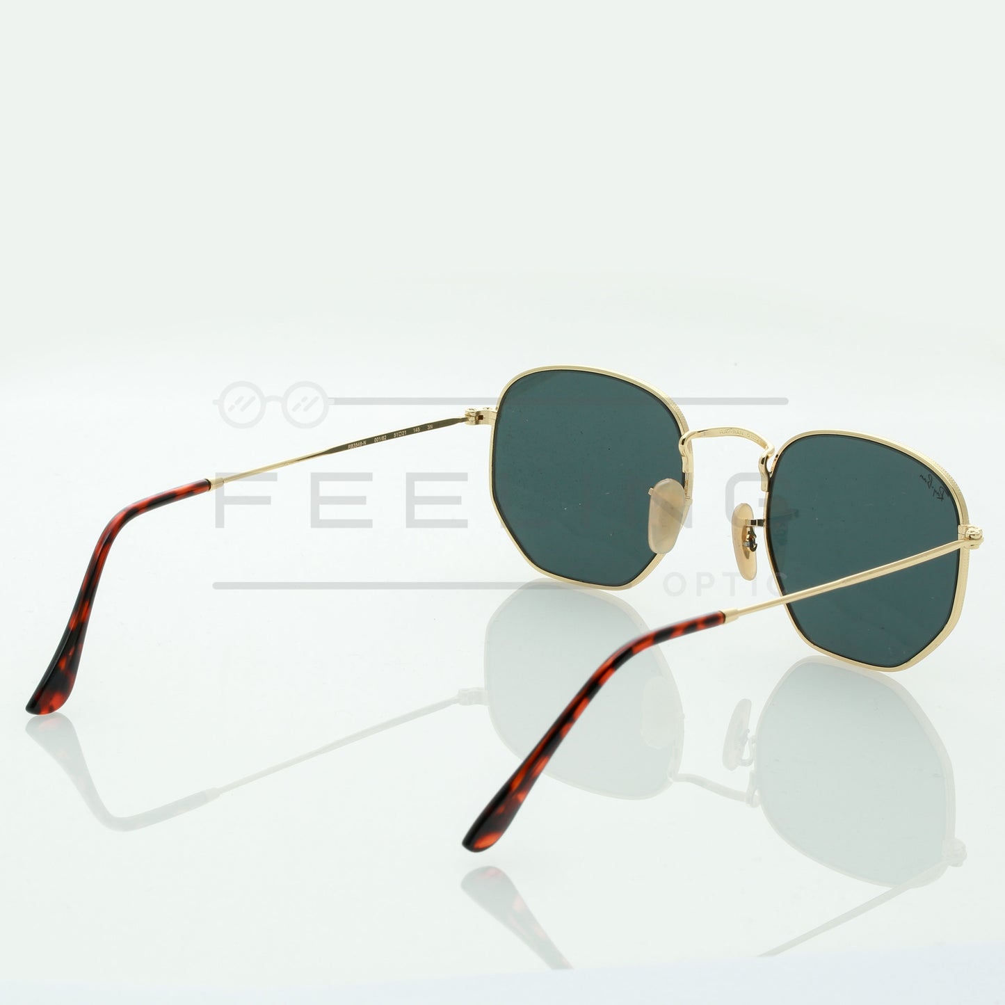 RAYBAN Hexago RB-3548 - Noir & Gold