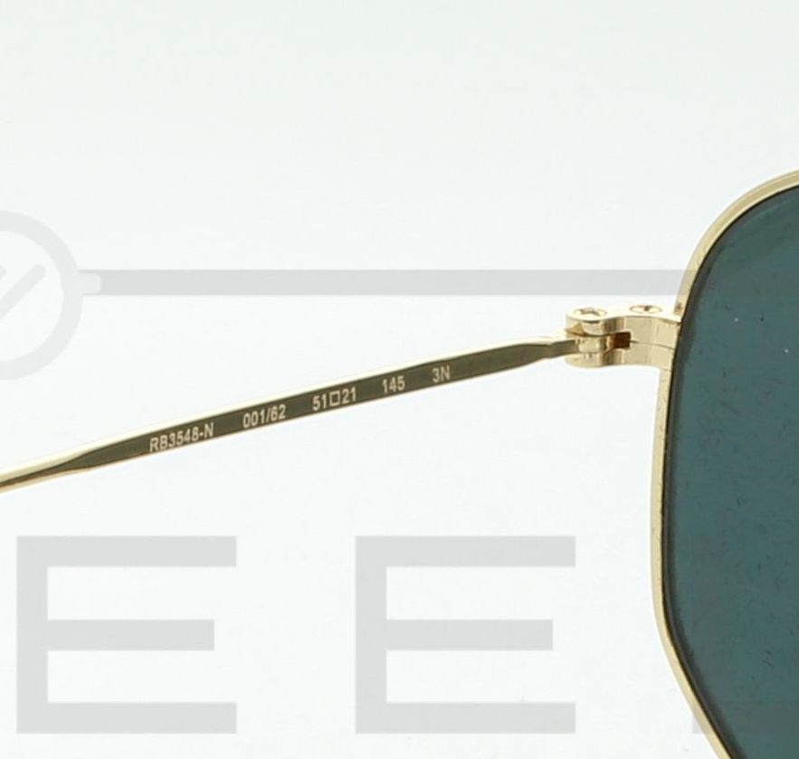 RAYBAN Hexago RB-3548 - Noir & Gold