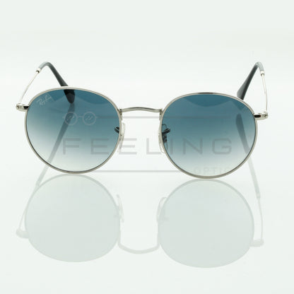 RAYBAN Round RB-3447 - Bleu & Gris
