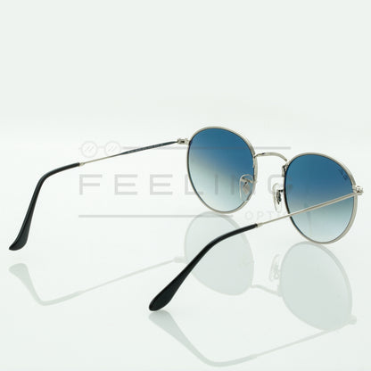 RAYBAN Round RB-3447 - Bleu & Gris