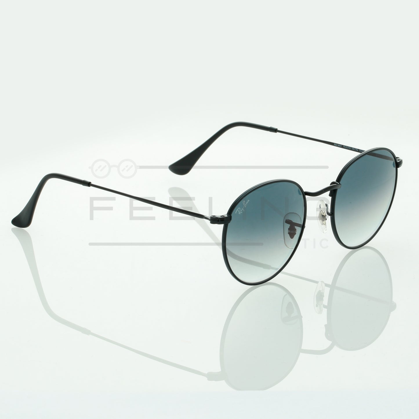 RAYBAN Round RB-3447 - Gris & Noir