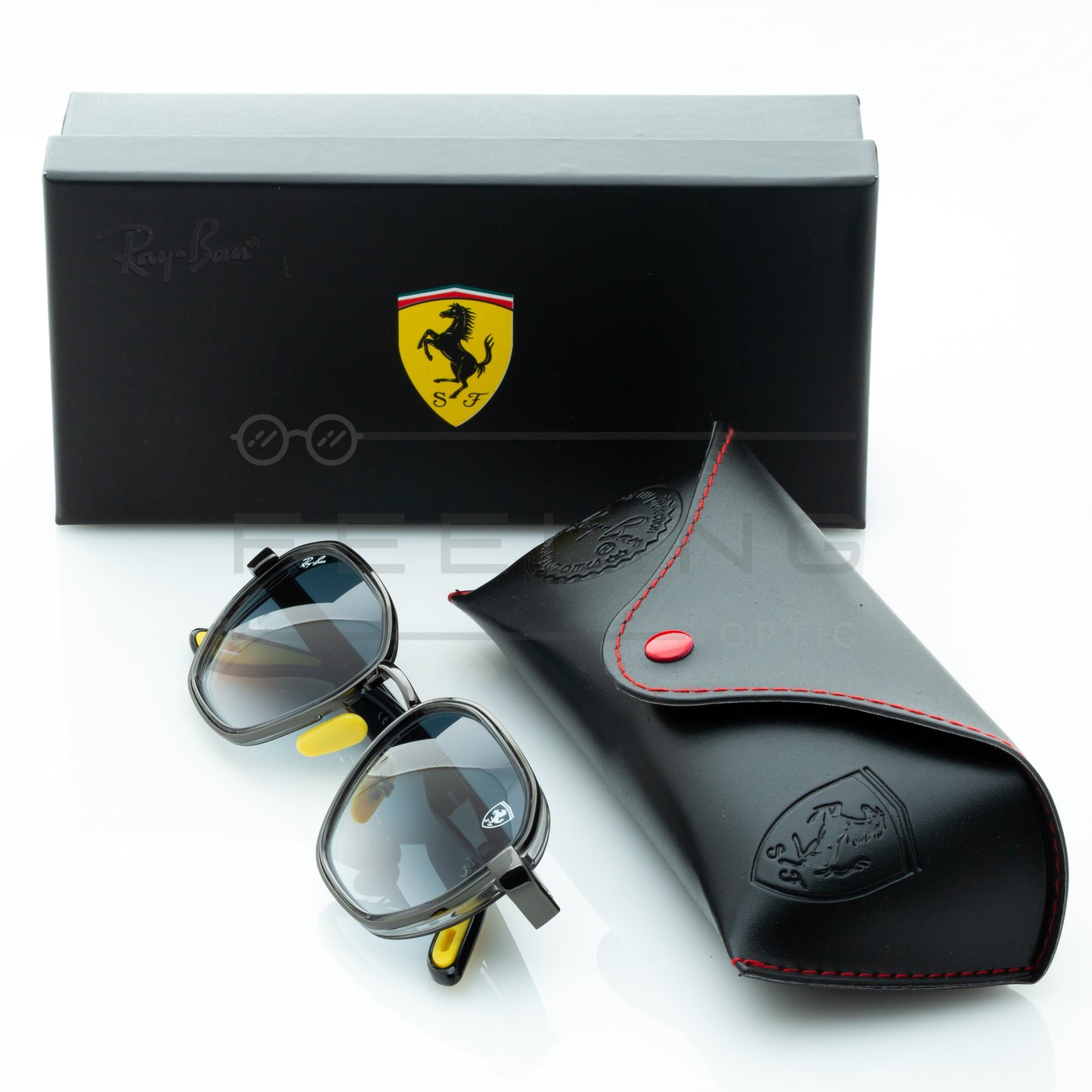 RAYBAN FERRARI RB-3674M - Gris & Jaune